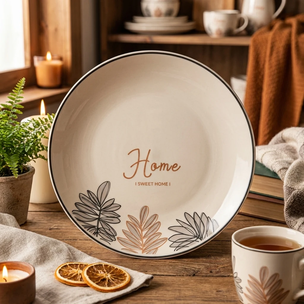 Тарілка 20 см "Home"