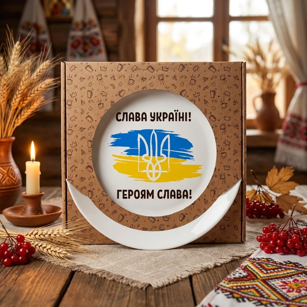 Тарілка 25 см "Слава Україні"