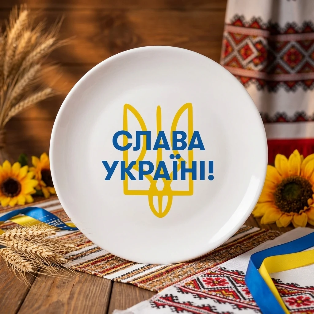 Тарілка 25 см "Слава Україні"