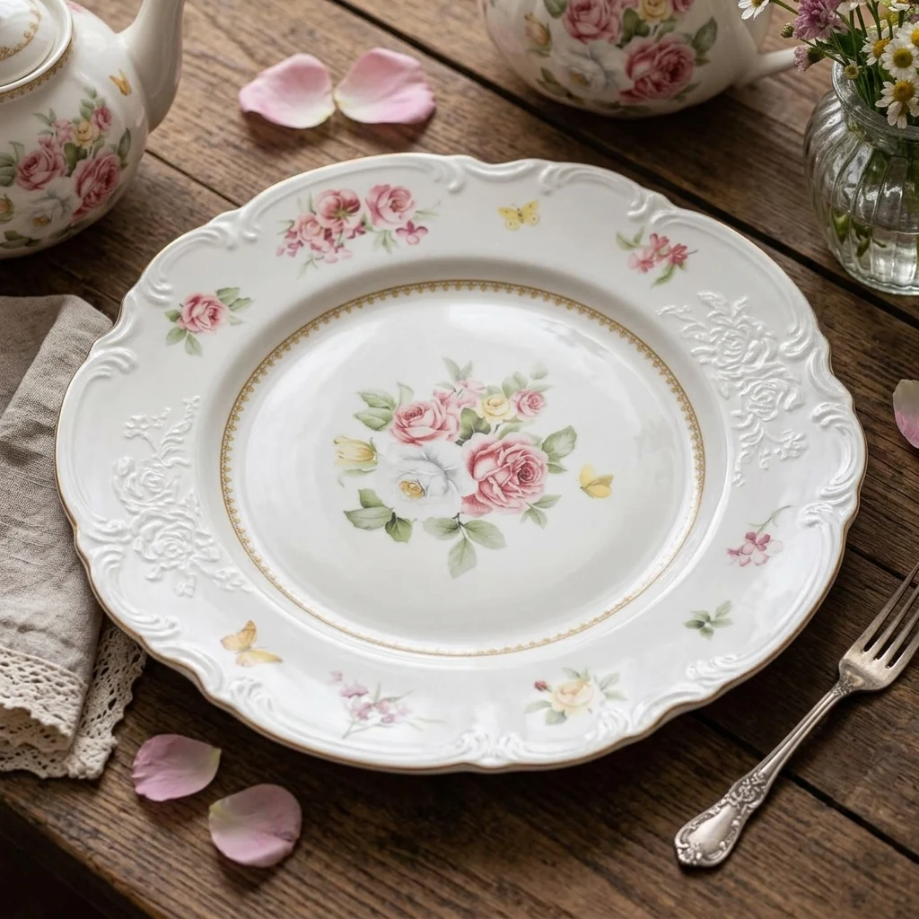 Тарілка Chateau Roses Collection 27 см