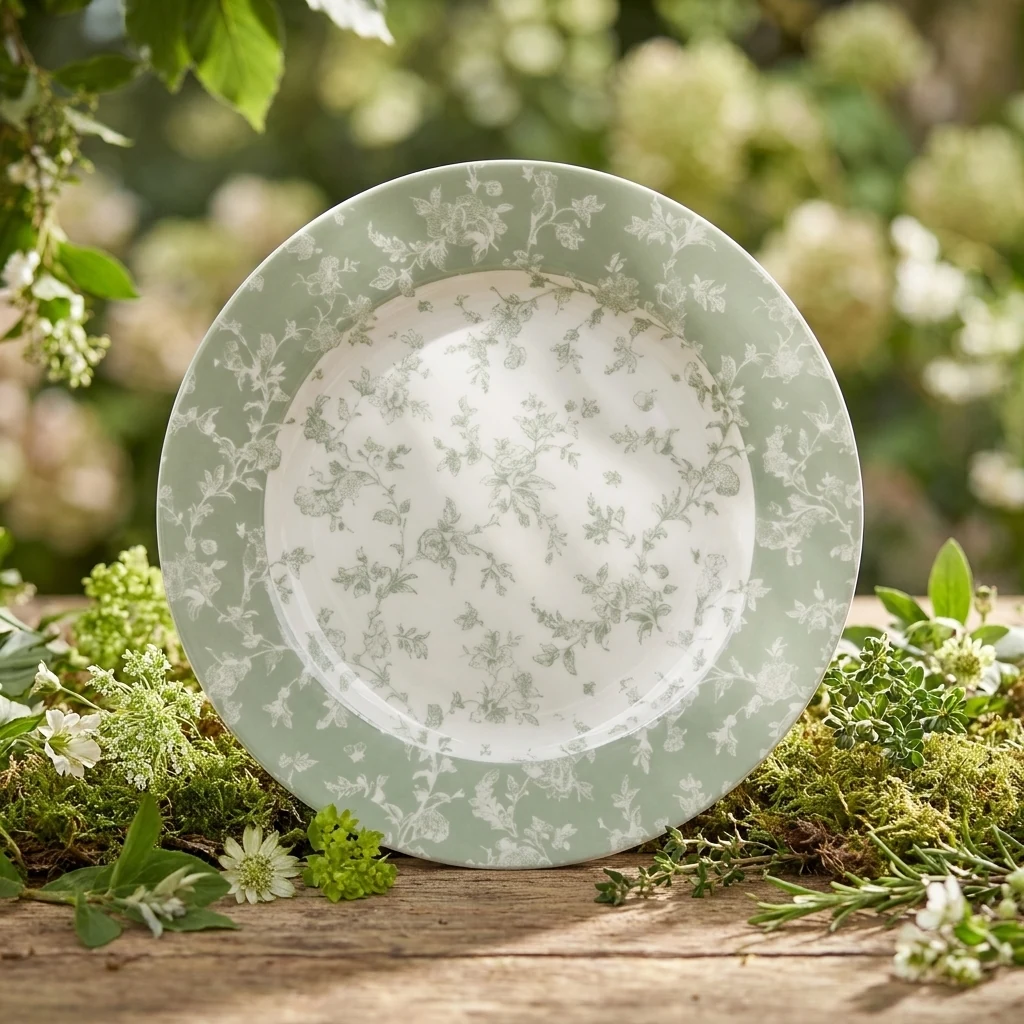 Тарілка Floral Green 19 см