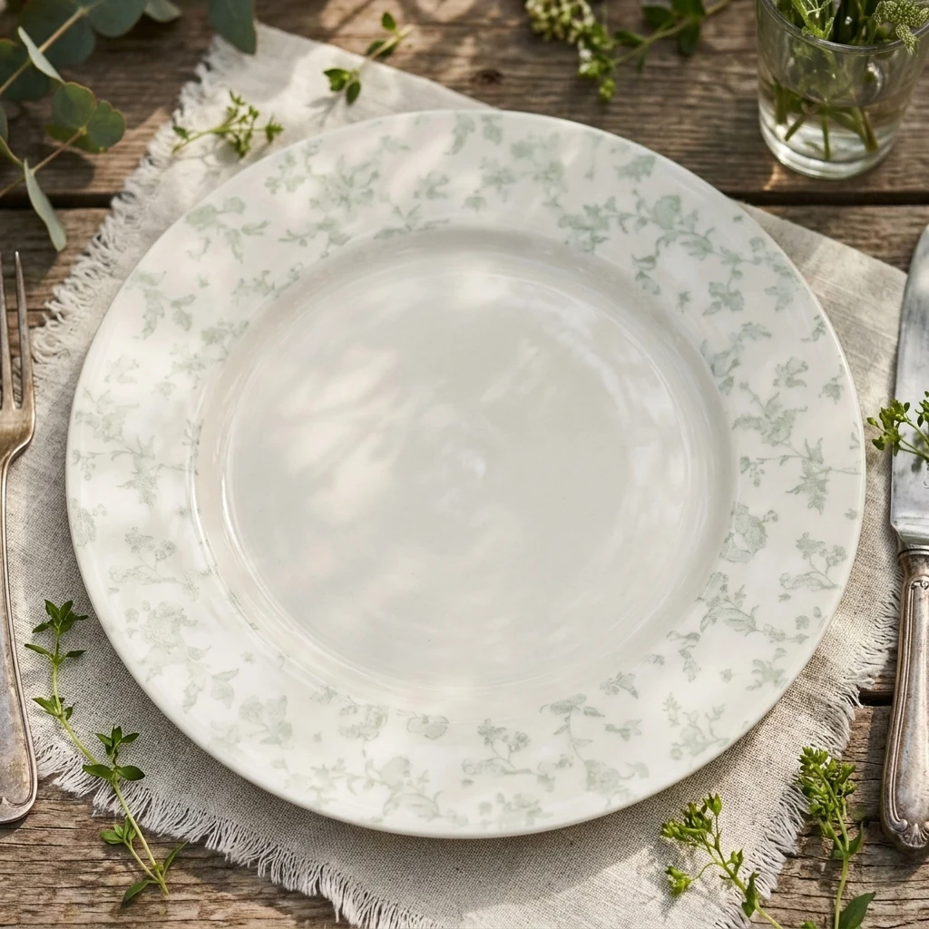 Тарілка Floral Green 23 см