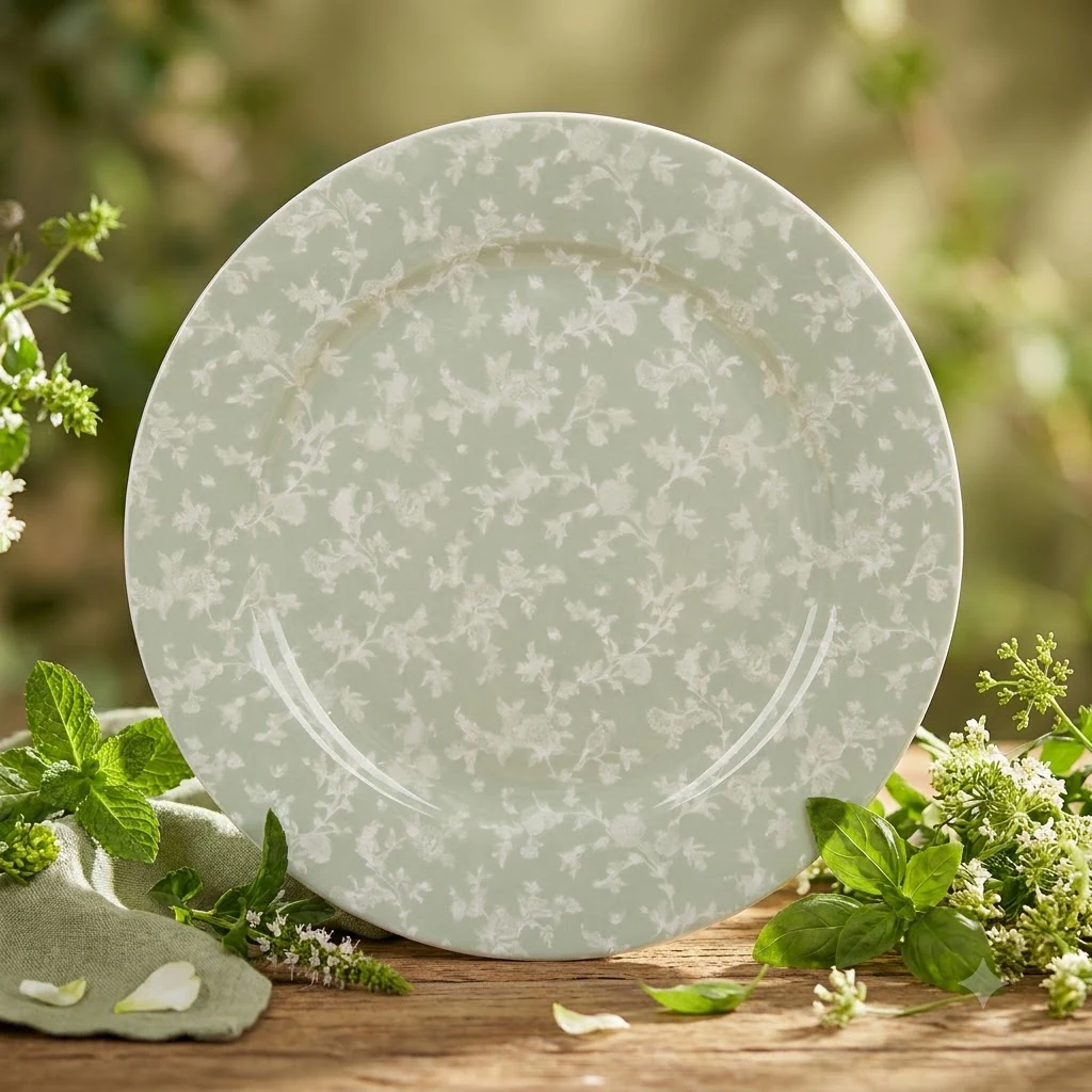 Тарілка Floral Green 27 см