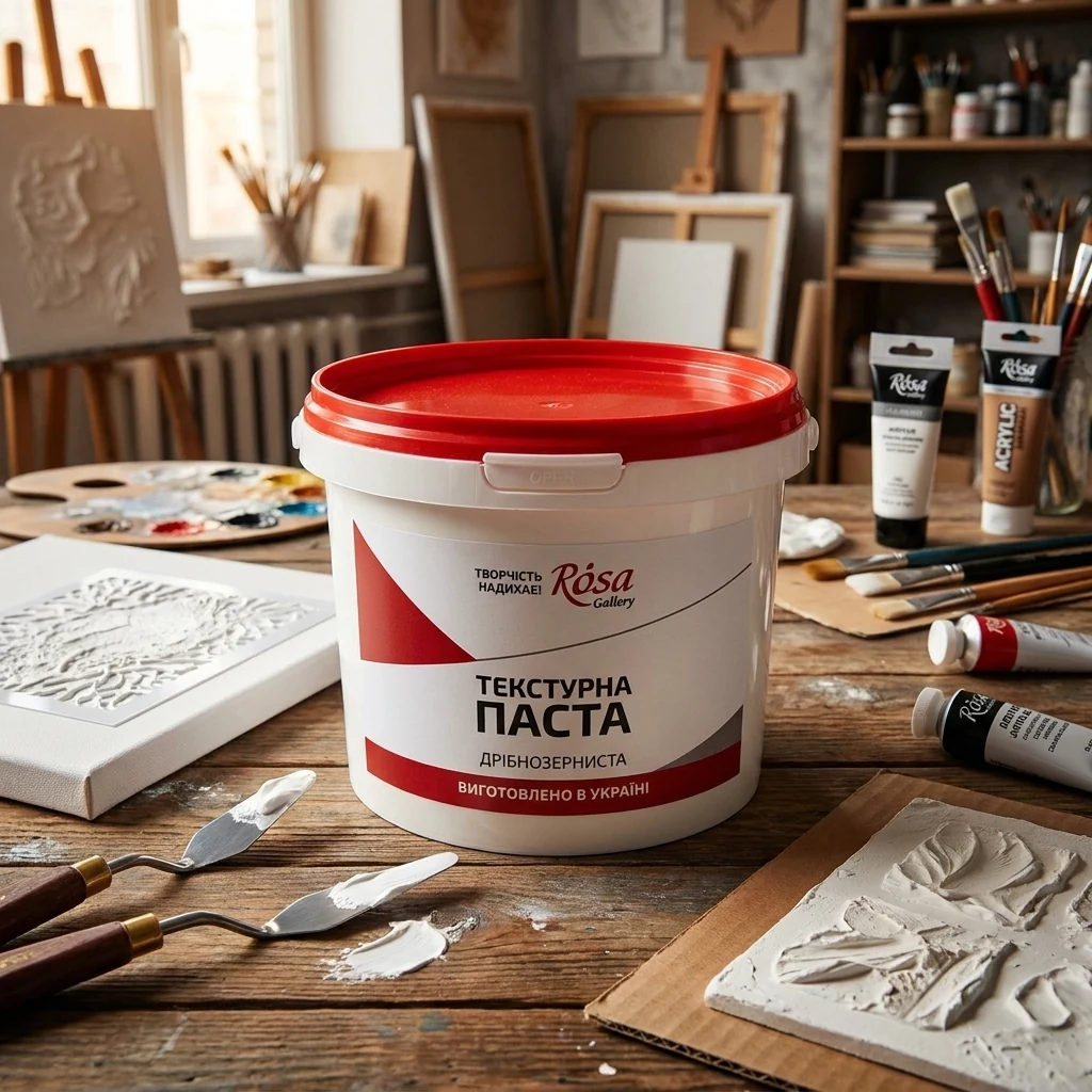 Текстурна паста 280 мл дрібнозерниста Rosa Gallery