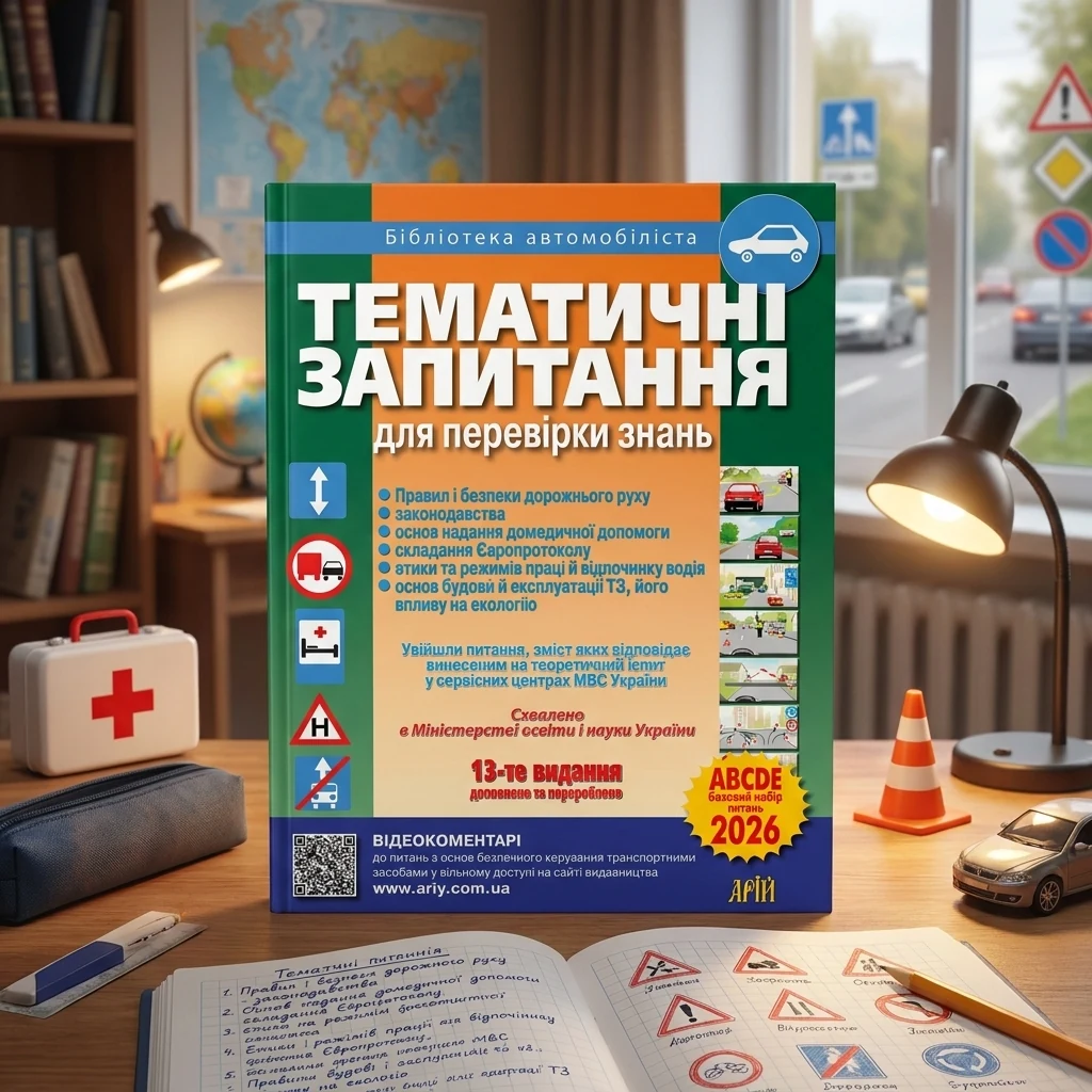 Тематичні запитання для перевірки знань ПДД.Дерех .Заворицкий.