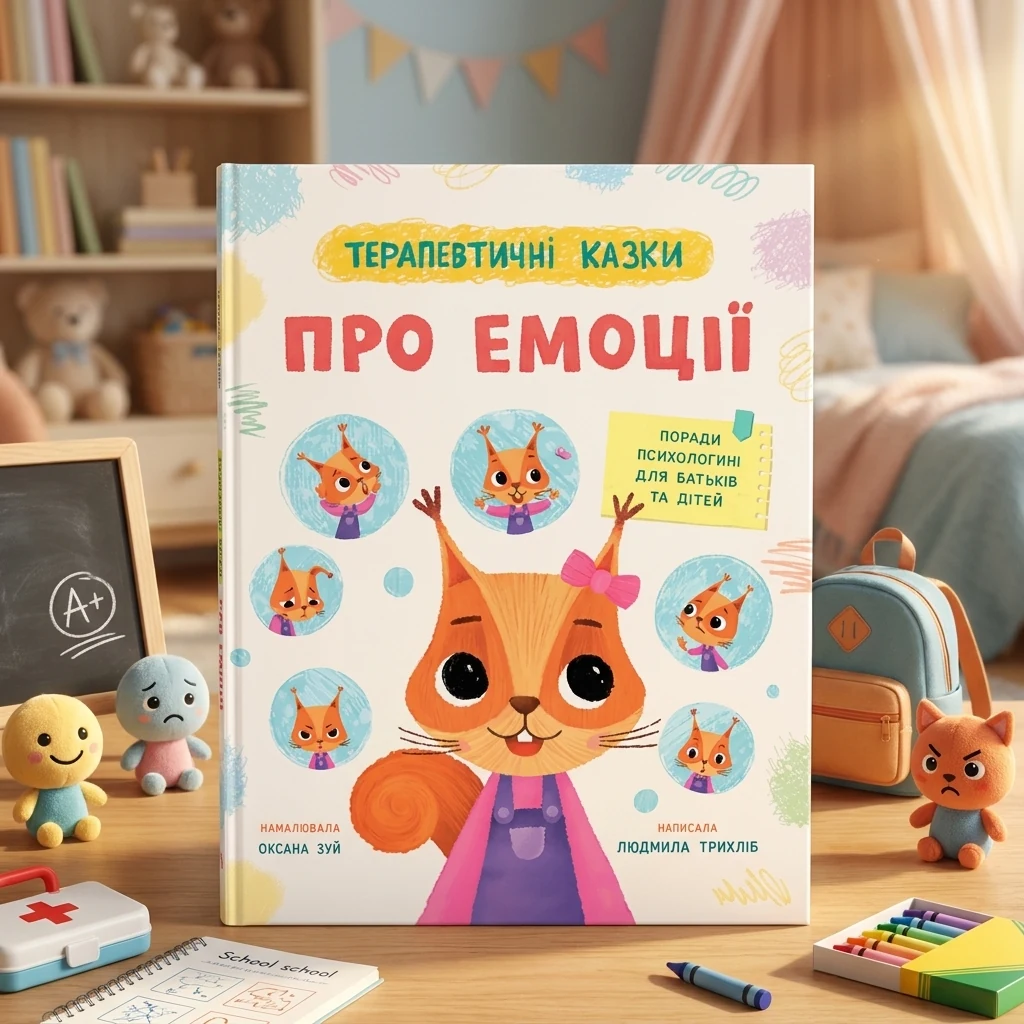 Терапевтичні казки про емоції. Поради психологині для батьків та дітей