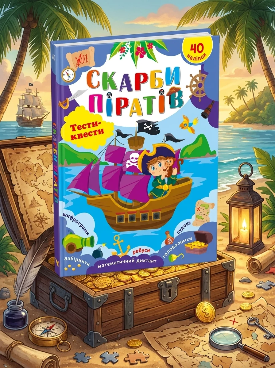Тести-квести. Скарби піратів
