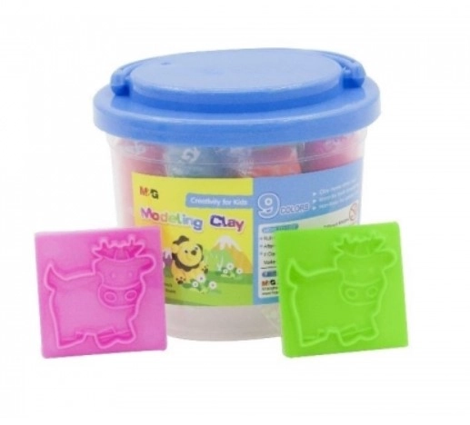 Тісто для ліплення M&G 9 кольорів — фото 2