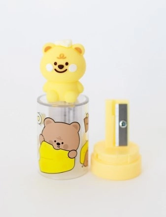 Точилка силіконова Медвідь з контейнером — фото 4