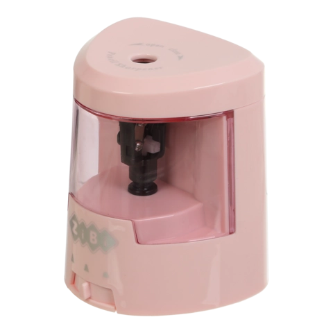 Точилка механічна ZiBi Pastel контейнер рожевий — фото 2