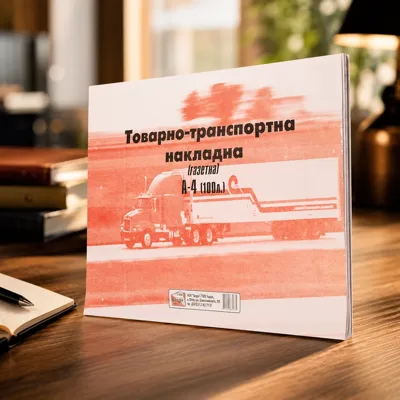 Товаро-трансп. накладна А4 газ нов. зр.100шт в уп