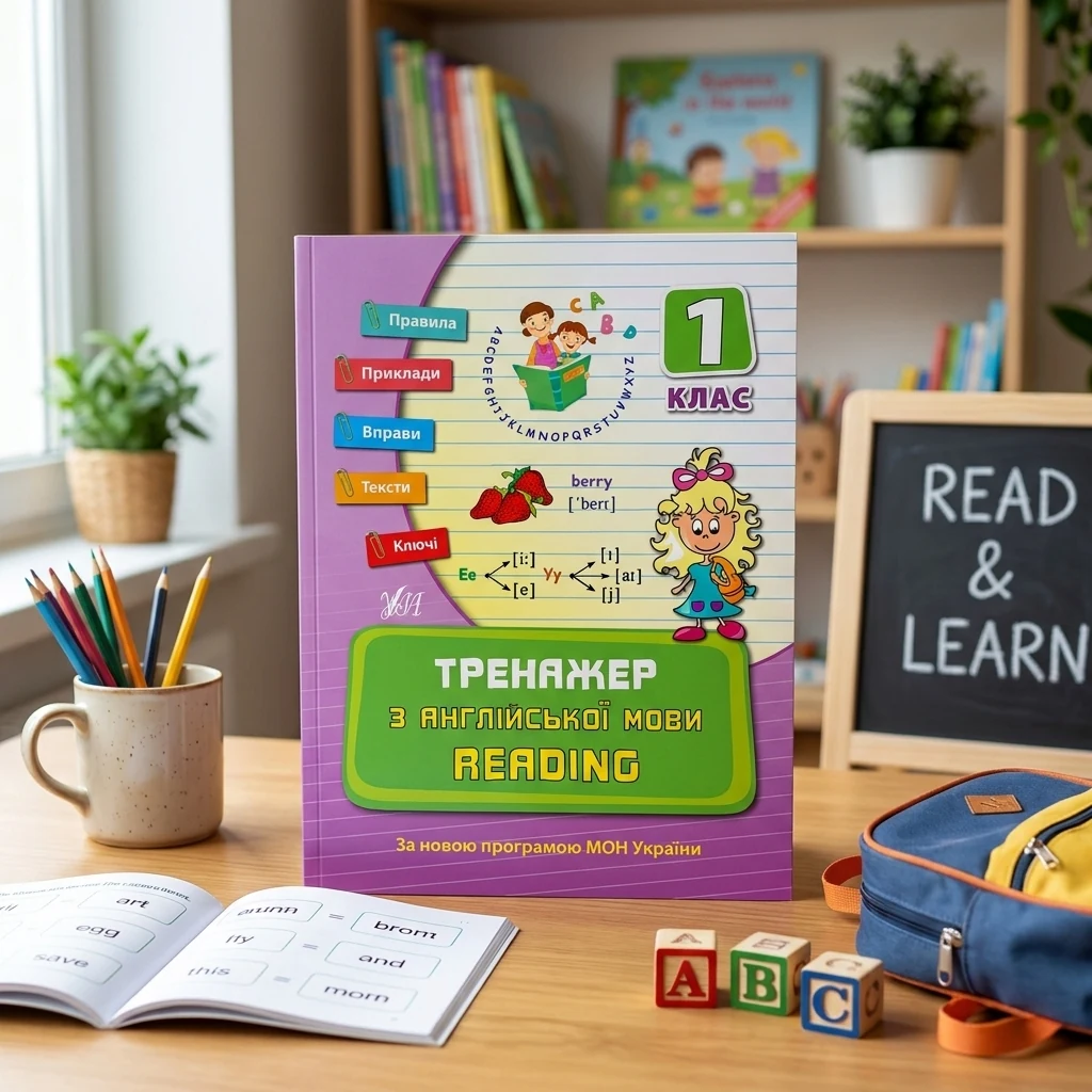 Тренажер з англійської мови 1 клас.Reading.(Ула)
