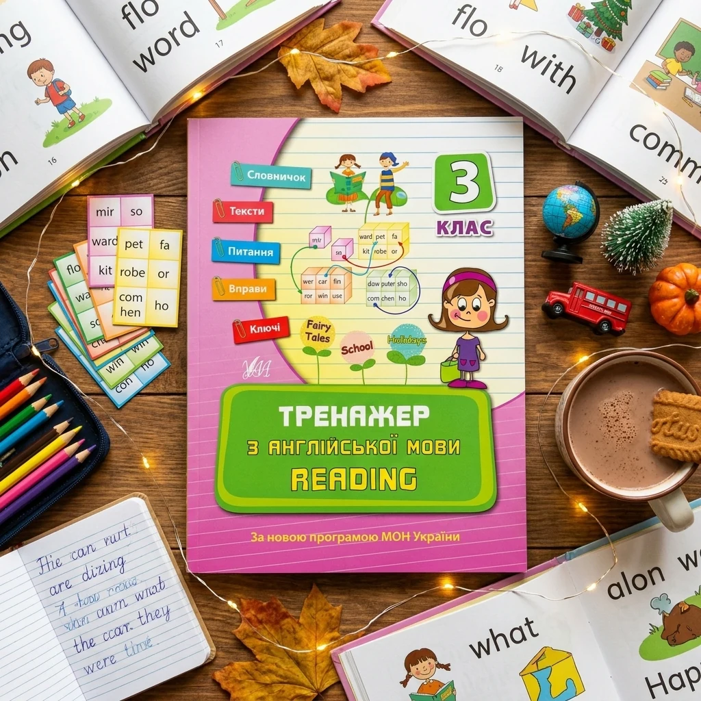 Тренажер з англійської мови 3 клас.Reading.(Ула)