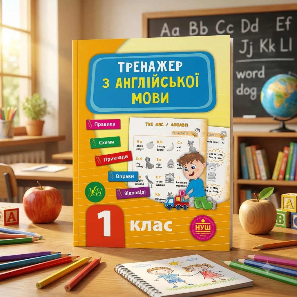 Тренажер з англійської мови. НУШ 1 клас
