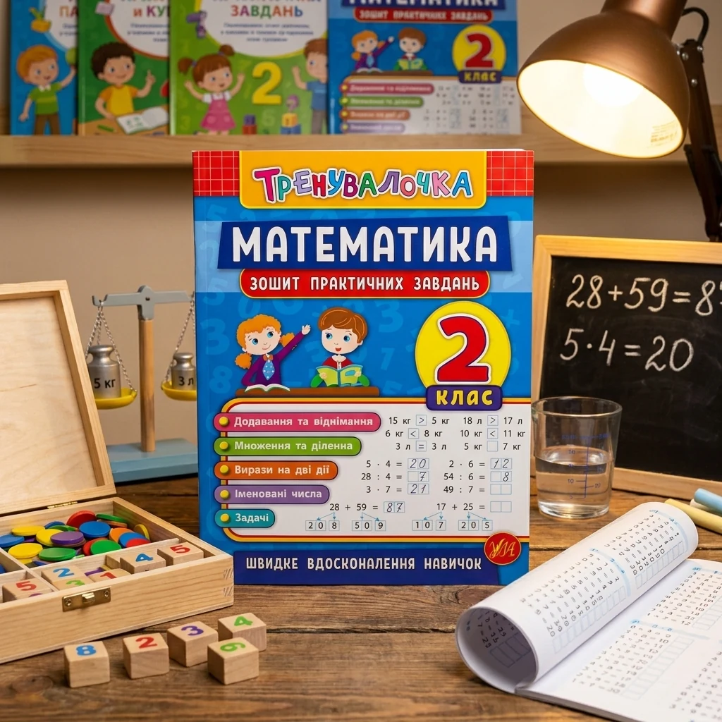 Тренувалочка. Математика. 2 клас. Зошит практичних завдань