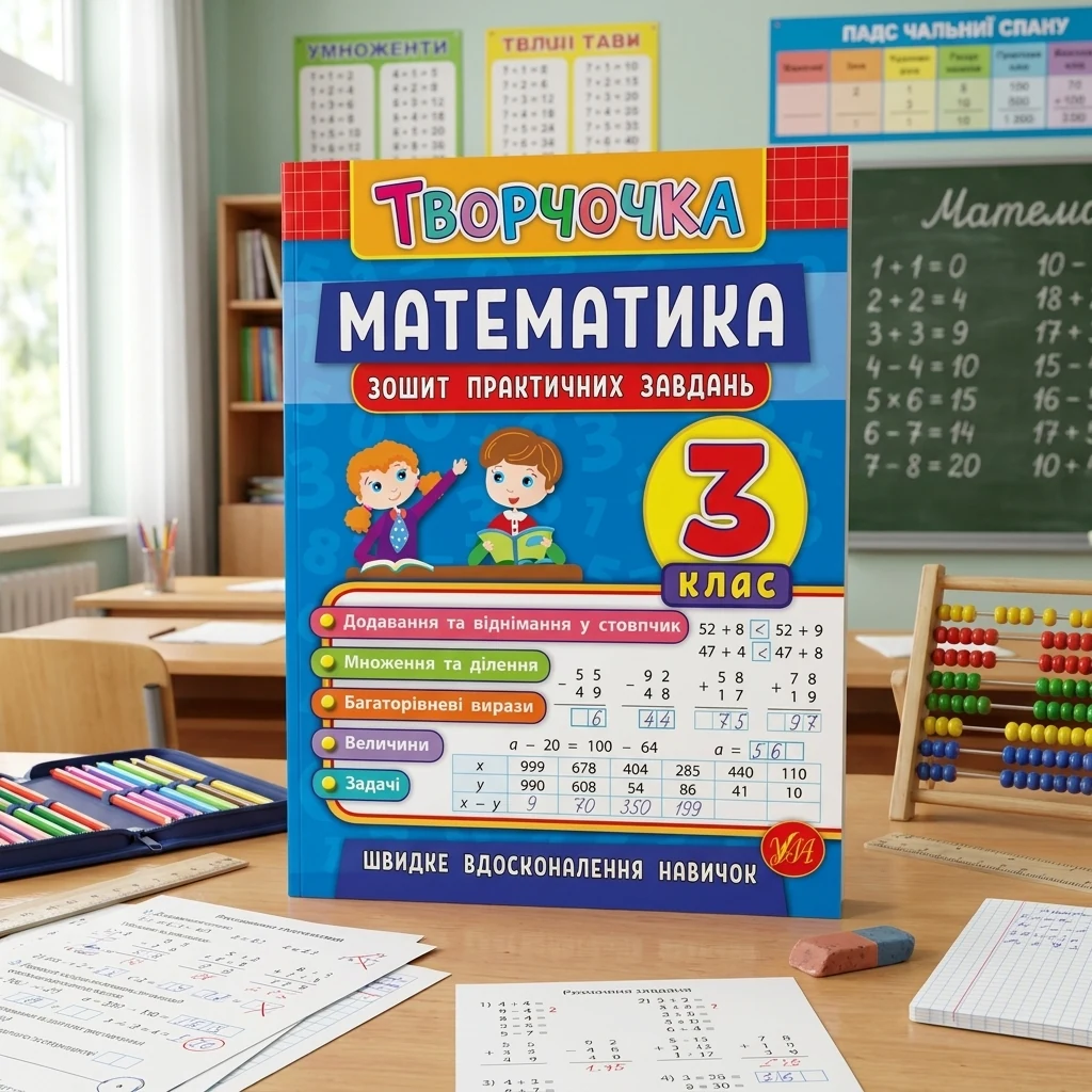 Тренувалочка. Математика 3 клас.Зошит практичних завдань. Ула