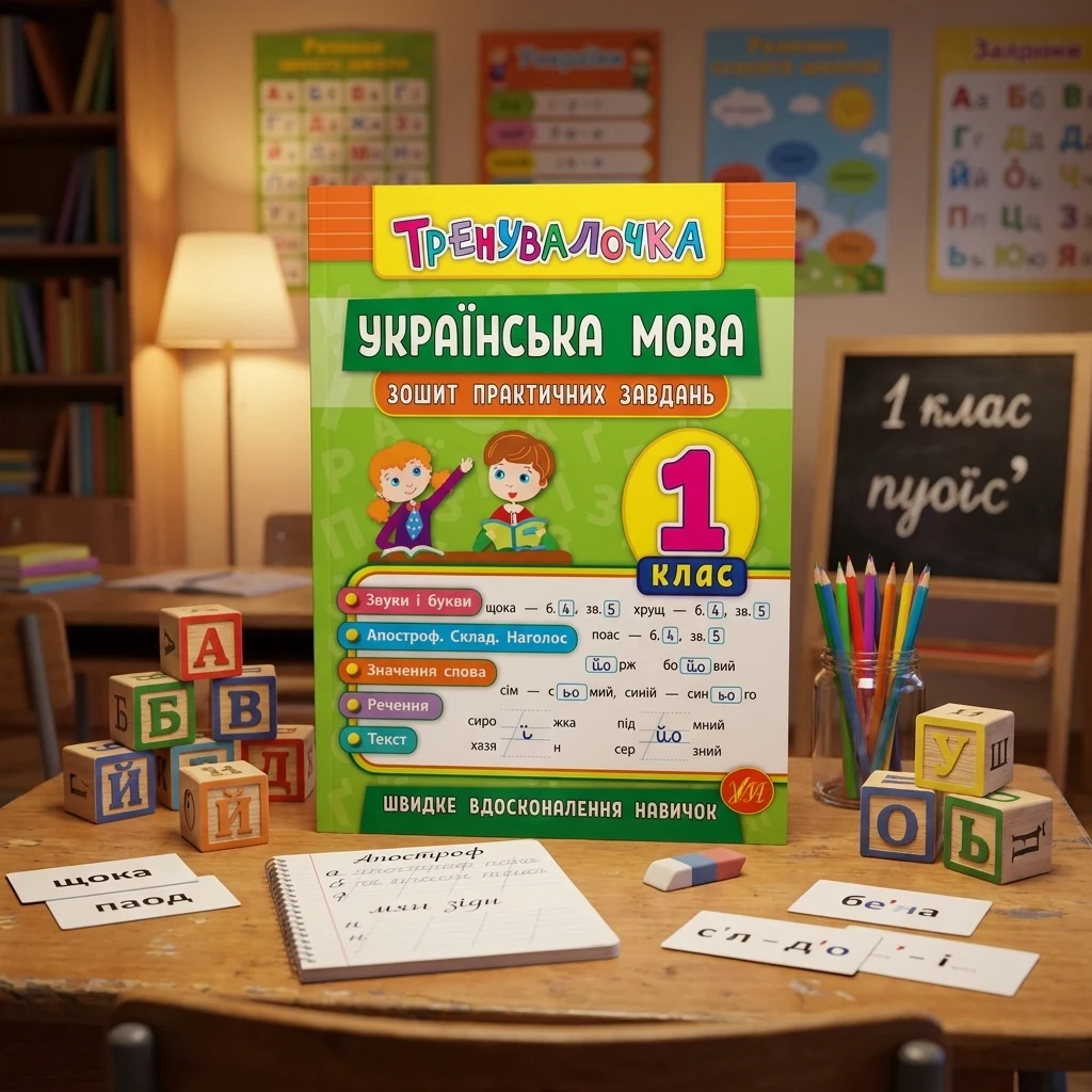 Тренувалочка. Українська мова 1 клас. Зошит практичних завдань