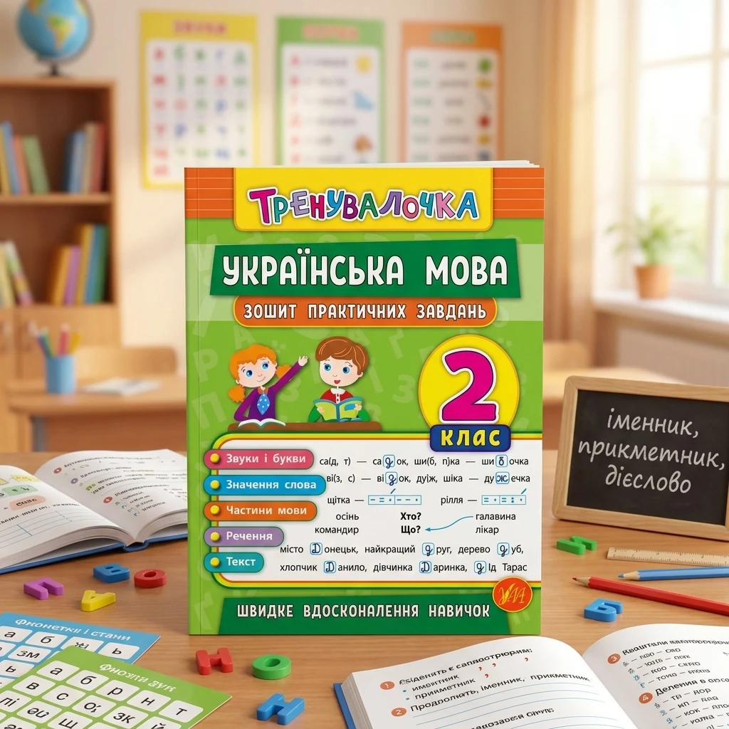 Тренувалочка. Українська мова 2 клас. Зошит практичних завдань