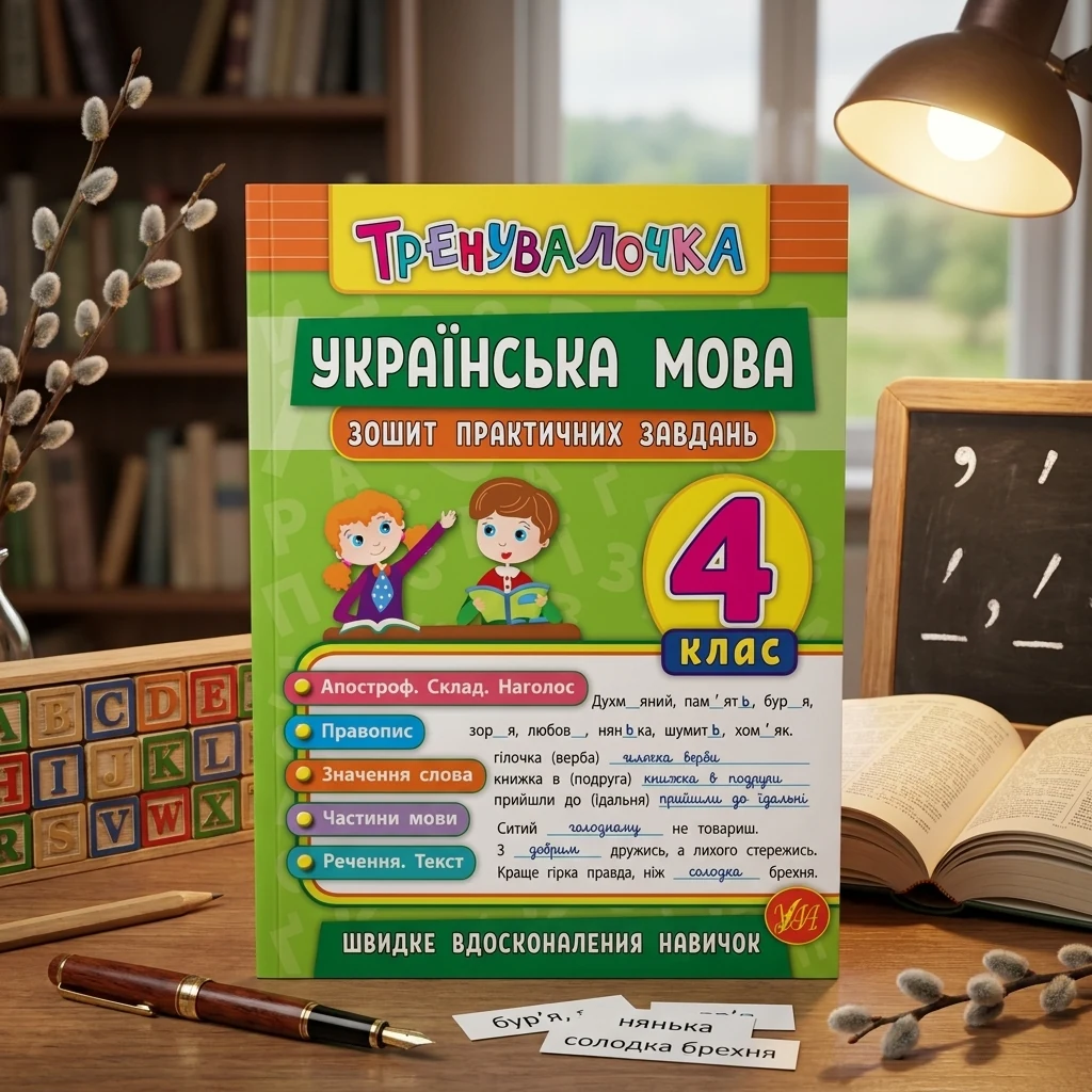 Тренувалочка. Українська мова. 4 клас. Зошит практичних завдань