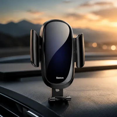 Тримач для мобiльного Baseus Future Gravity Car Mount Black