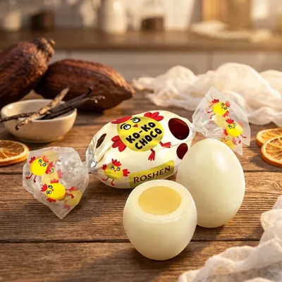 Цукерка Roshen Ko-Ko Choco White ВКФ 1кг ХМ-РШ-00882