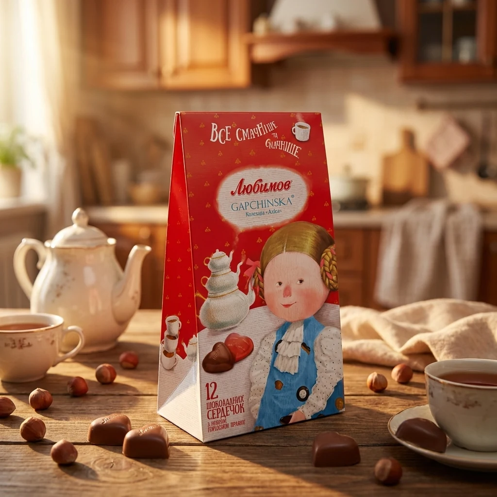 ЦУКЕРКИ  Любимов у молочному шоколаді 100г — Продукти та напої