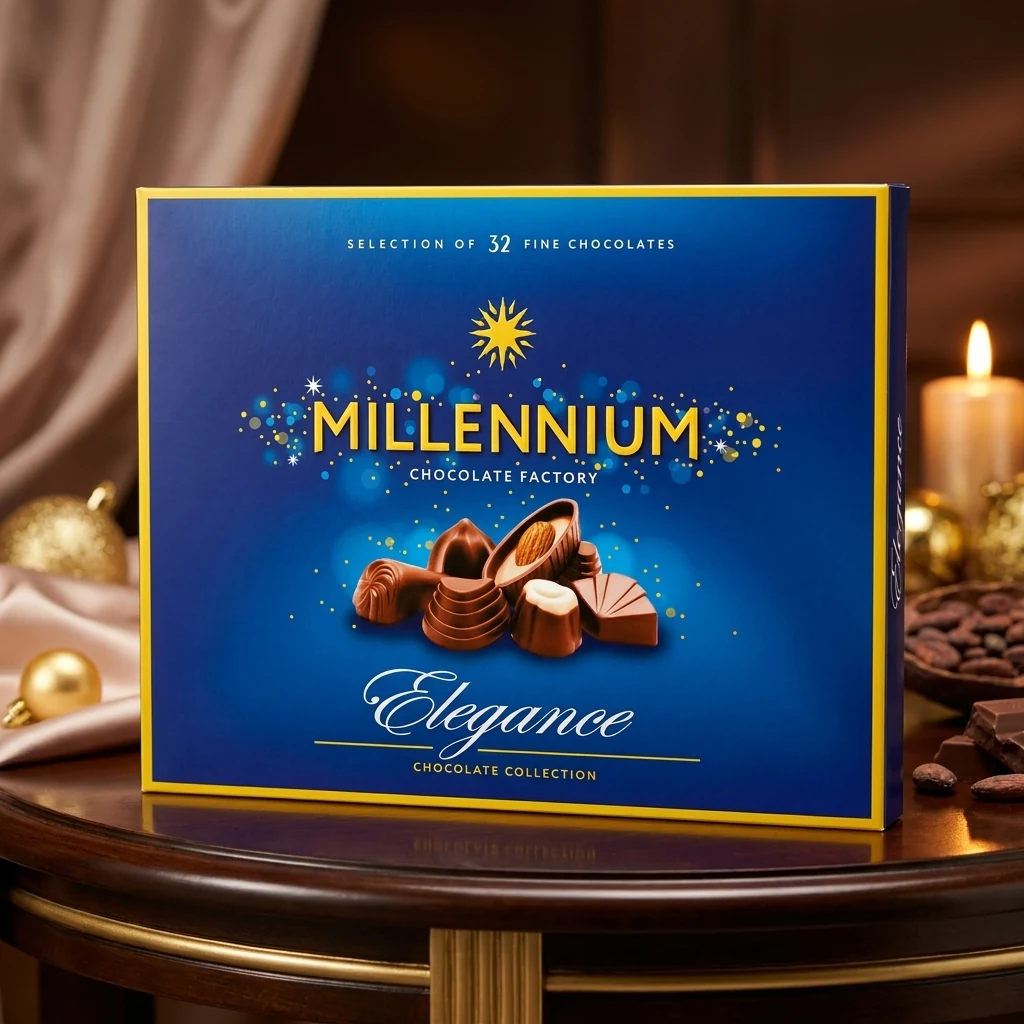 Цукерки Millennium Classic Асорті Elegance молочні 285г — Продукти та напої