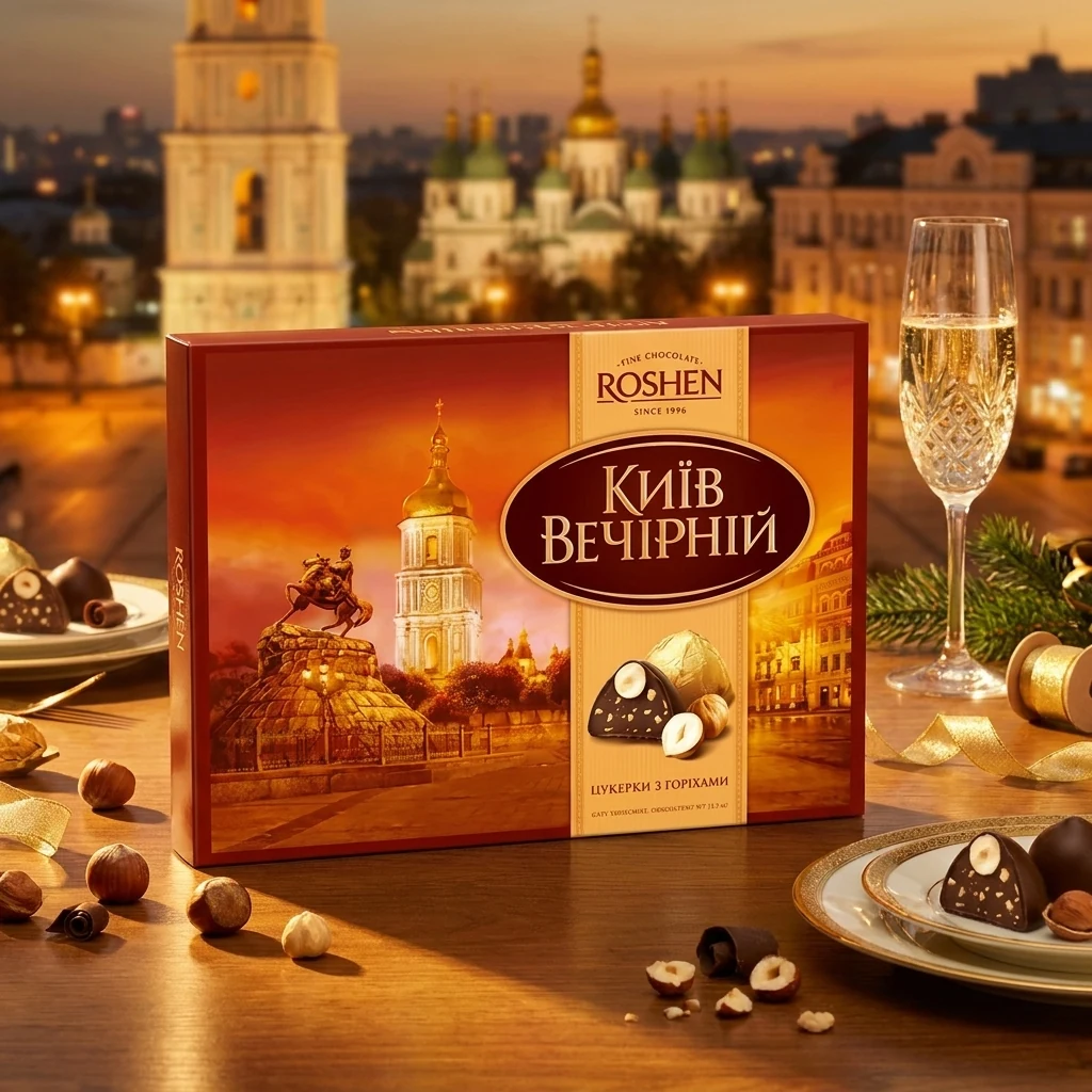 ЦУКЕРКИ Рошен Київ вечірний Gold 176г