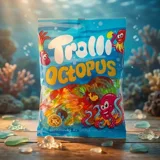 Цукерки желейні Trolli Восьминіг 100г — фото 1