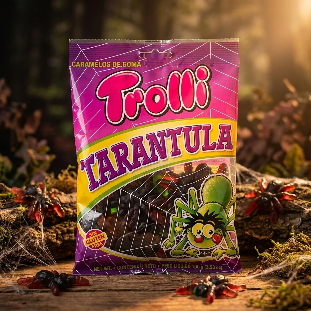 Цукерки жувальні Trolli Тарантул 100г — 