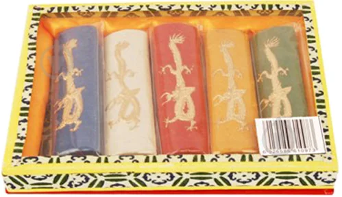 Туш китайська суха 5 кольорів 31 г D.K.ART & CRAFT