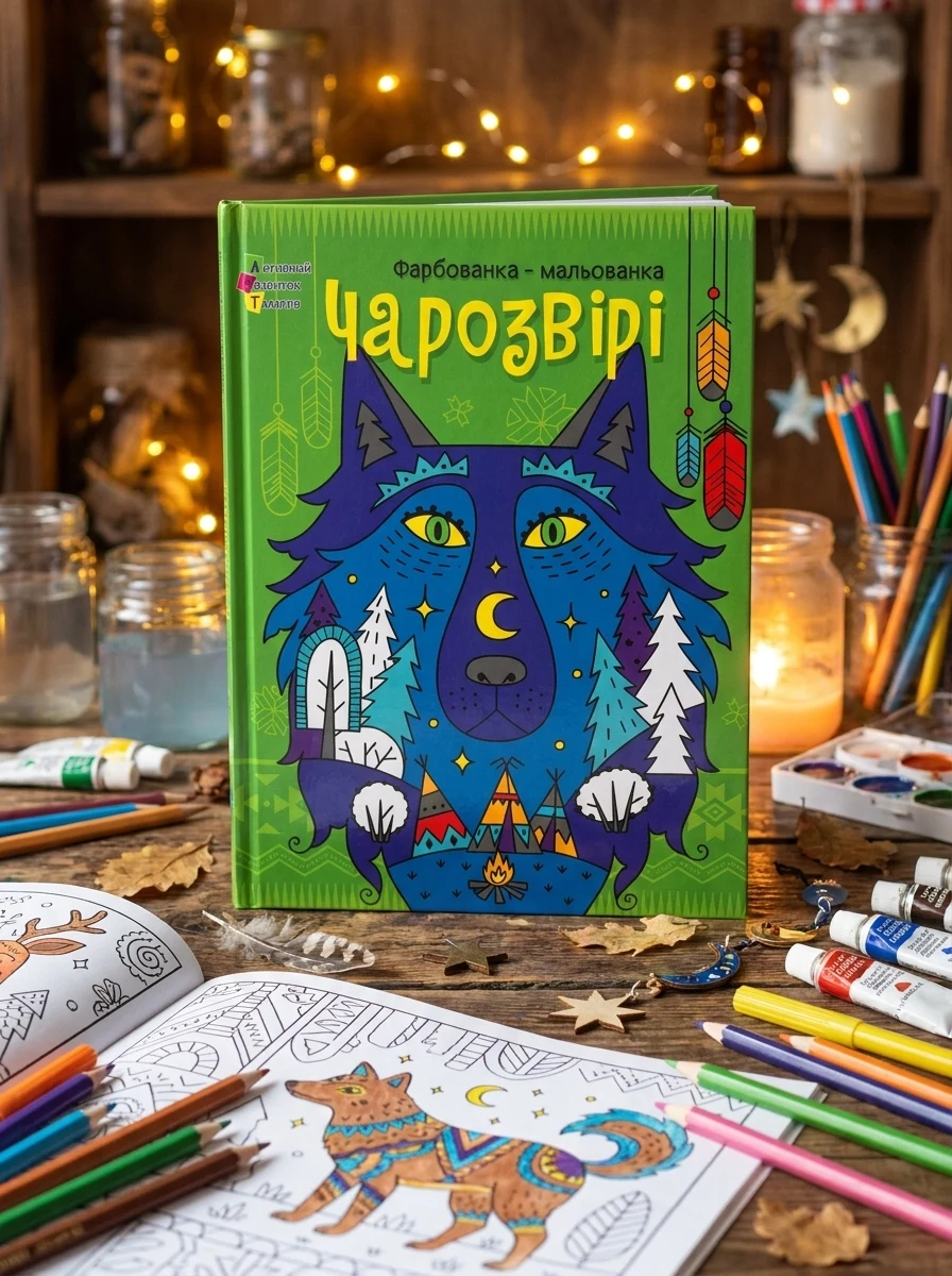 Творчий збірник : Чарозвірі. Фарбованка-мальованка