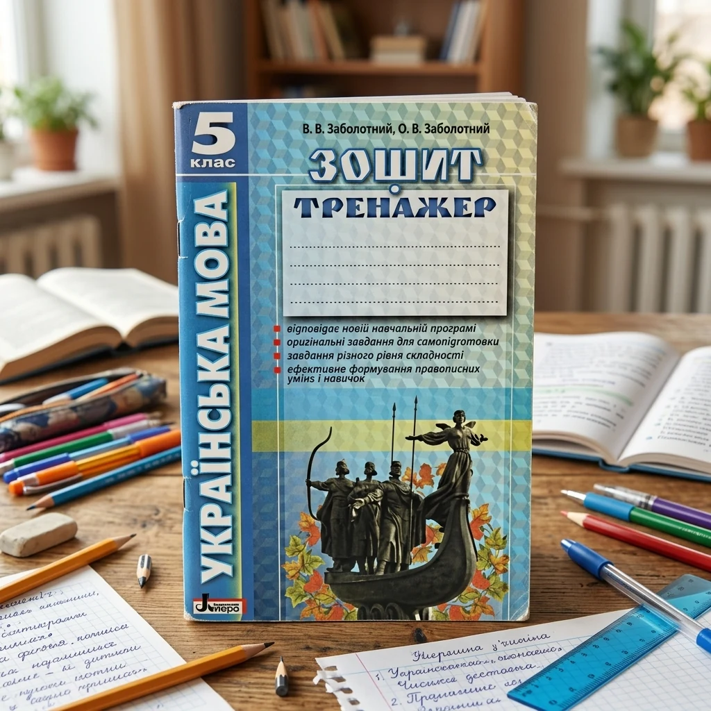 Українська мова 5 клас. Зошит-тренажер з правопису. Заболотний