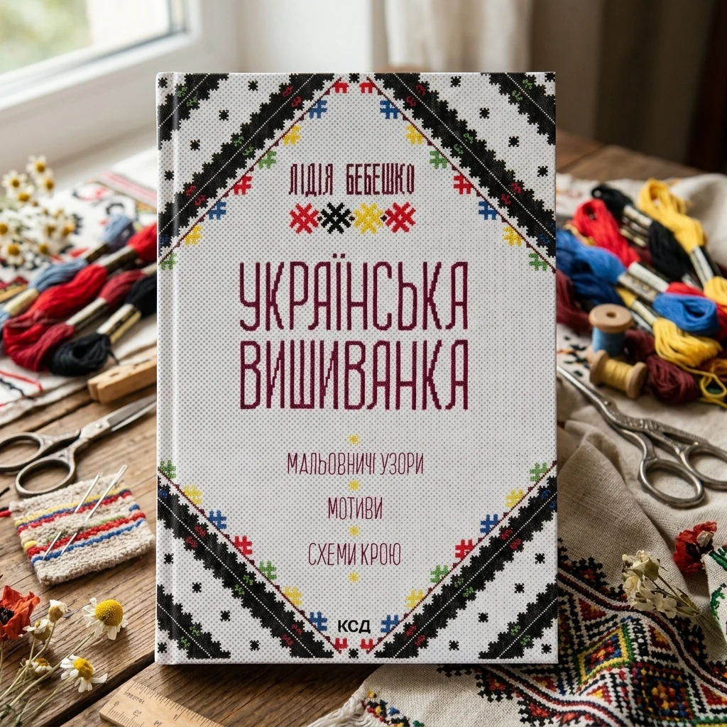 Українська вишиванка. Мальовничі узори, мотиви, схеми крою — Л. Бебешко