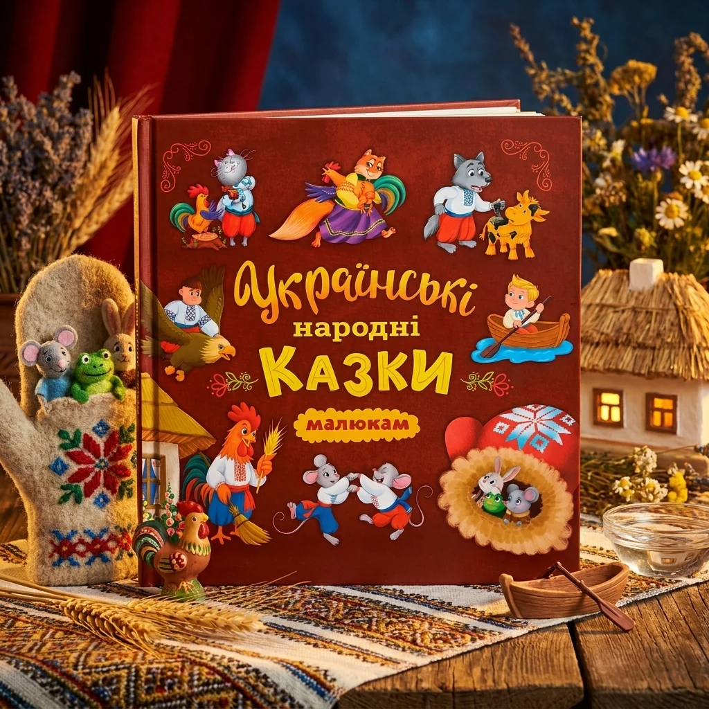 Українські народні казки малюкам. Кристал Бук
