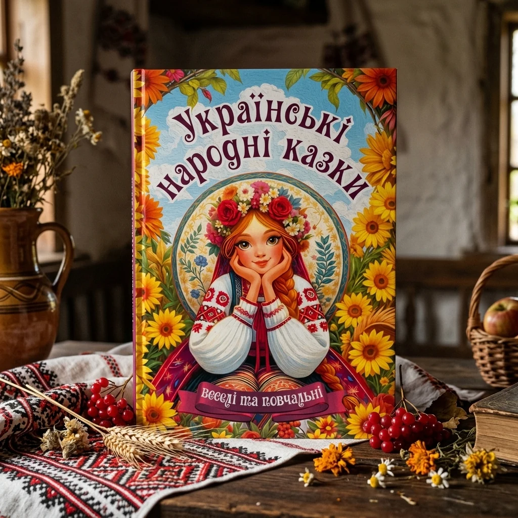 Українські народні казки. Веселі та повчальні