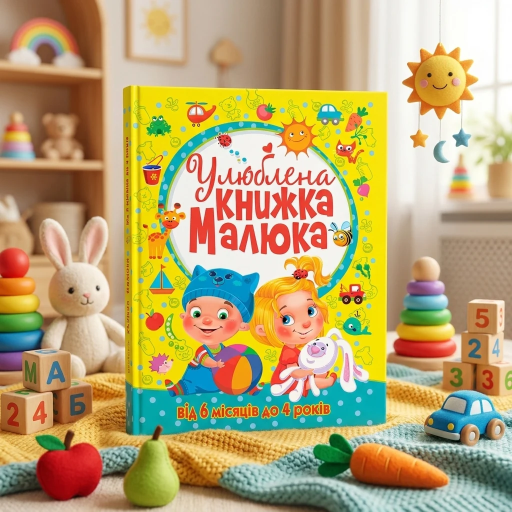 Улюблена книжка малюка від 6 місяців до 4 років