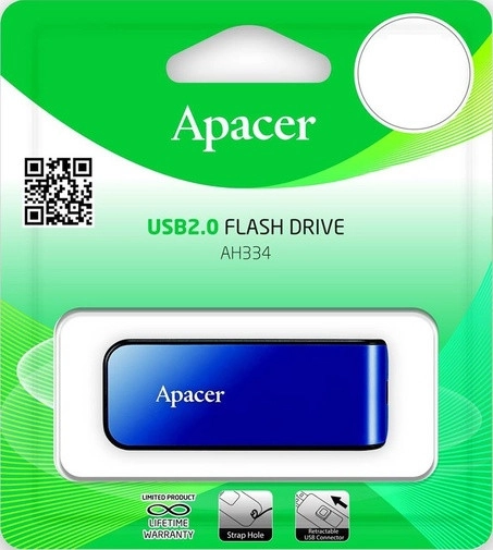 USB флеш накопичувач 32Gb Apacer AH334 blue — фото 2