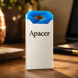 USB флеш накопичувач Apacer 32GB AH111 Blue RP USB2.0 (AP32GAH111U-1) — фото 1
