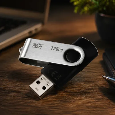 USB флеш накопичувач Goodram 128GB UTS2 Twister Black USB 2.0 (UTS2-1280K0R11)