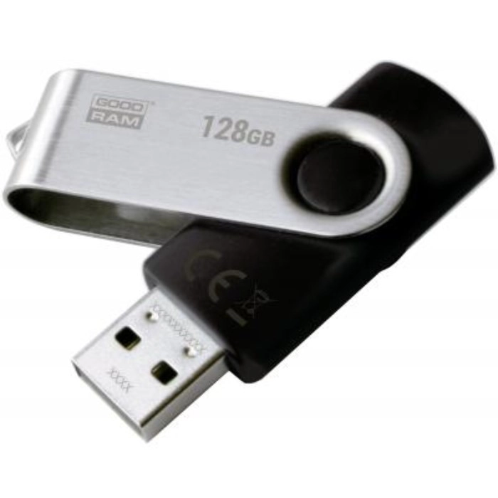 USB флеш накопичувач Goodram 128GB UTS2 Twister Black USB 2.0 (UTS2-1280K0R11) — фото 2