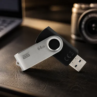 USB флеш накопичувач GOODRAM 64GB Twister Black USB 2.0 (UTS2-0640K0R11)