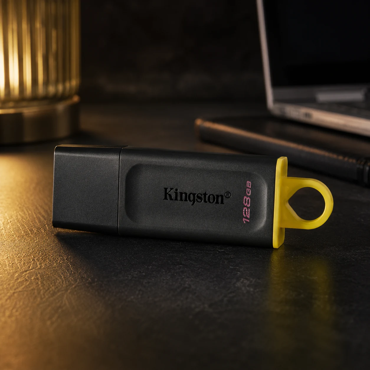 USB накопичувач 128GB Kingston DataTraveler Exodia Black/Yellow (DTX/128GB) — Флешки та накопичувачі