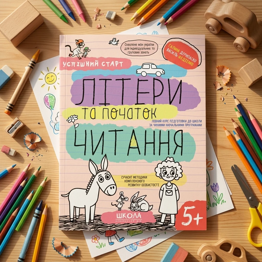 Успішний старт. Літери та початок читання. Галина Дерипаско. Василь Федієнко