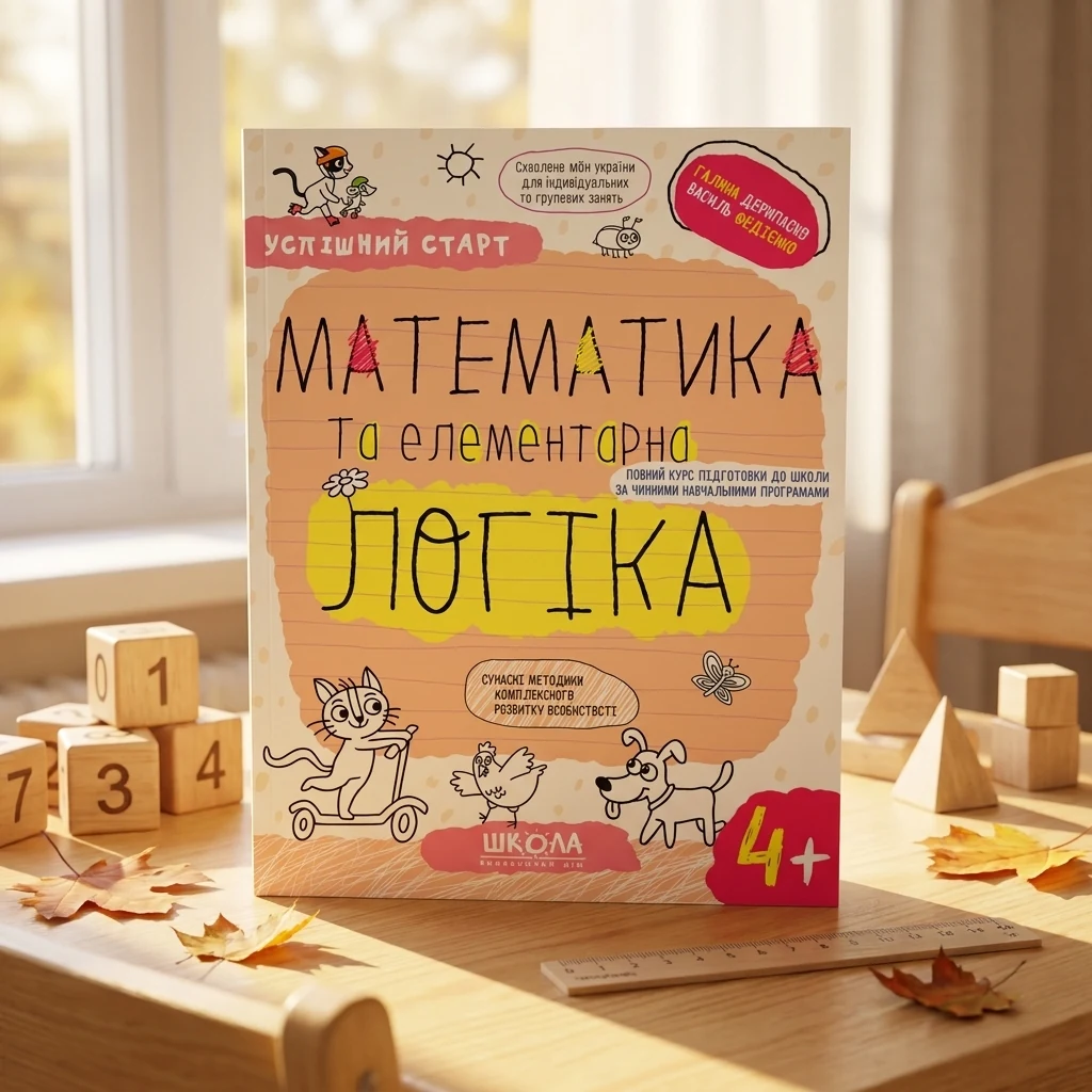 Успішний старт. Математика та елементарна логіка. 4+ — Г. Дерипаско, В. Федієнко