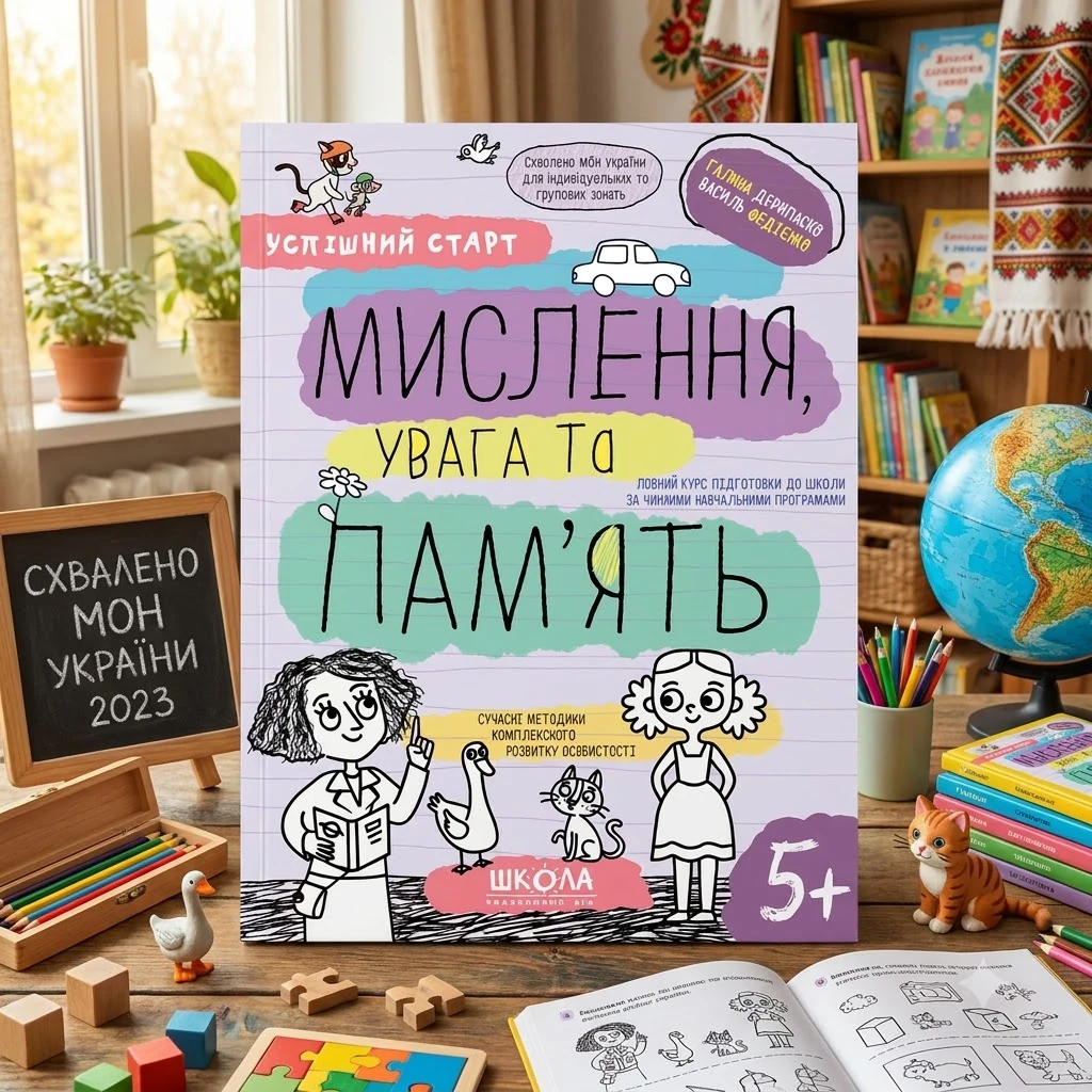 Успішний старт.Мислення,увага та пам'ять. Галина Дерипаско. Василь Федієнко. Школа