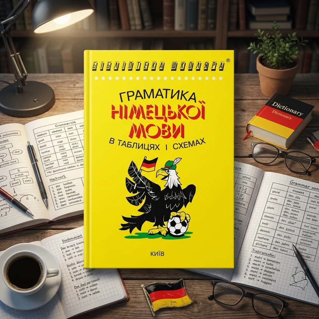 В таблицях і схемах.Граматика німецької мови.Кравченко С Логос