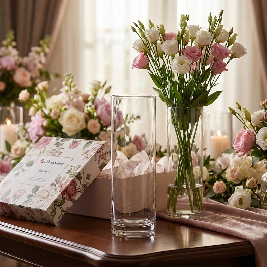 Ваза скляна 26см "Flora" Pasabahce