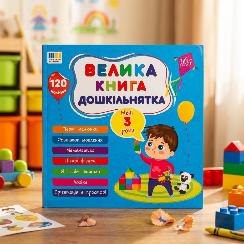 Велика книга дошкільнятка. Мені 3 роки