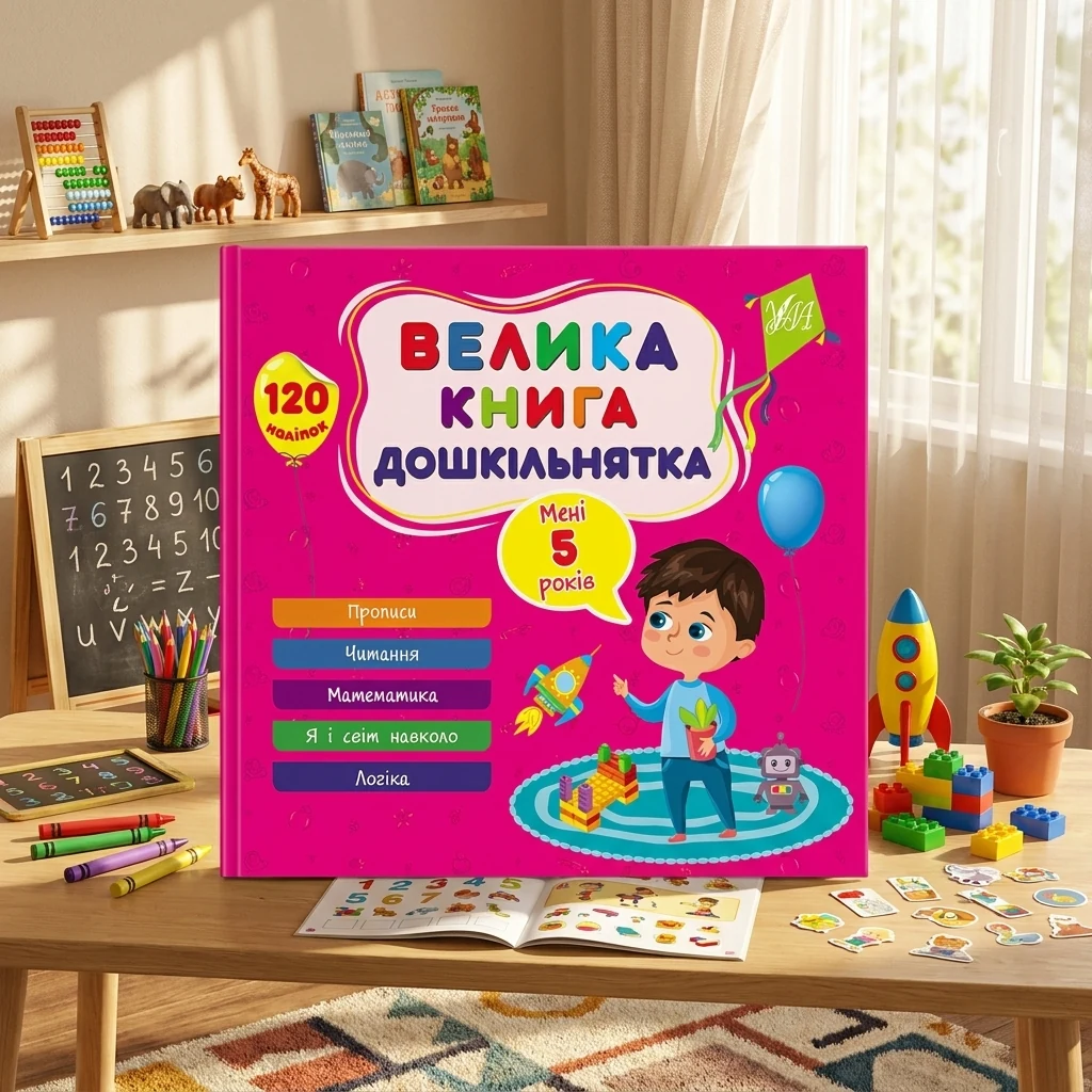Велика книга дошкільнятка. Мені 5 років